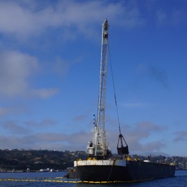 a large ship in a body of water