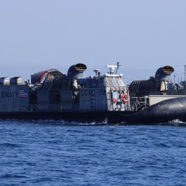 a large ship in a body of water