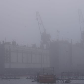 a large ship in a body of water