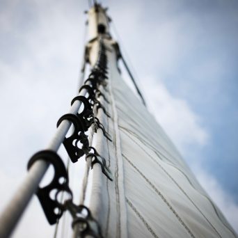 a close up of a wire fence