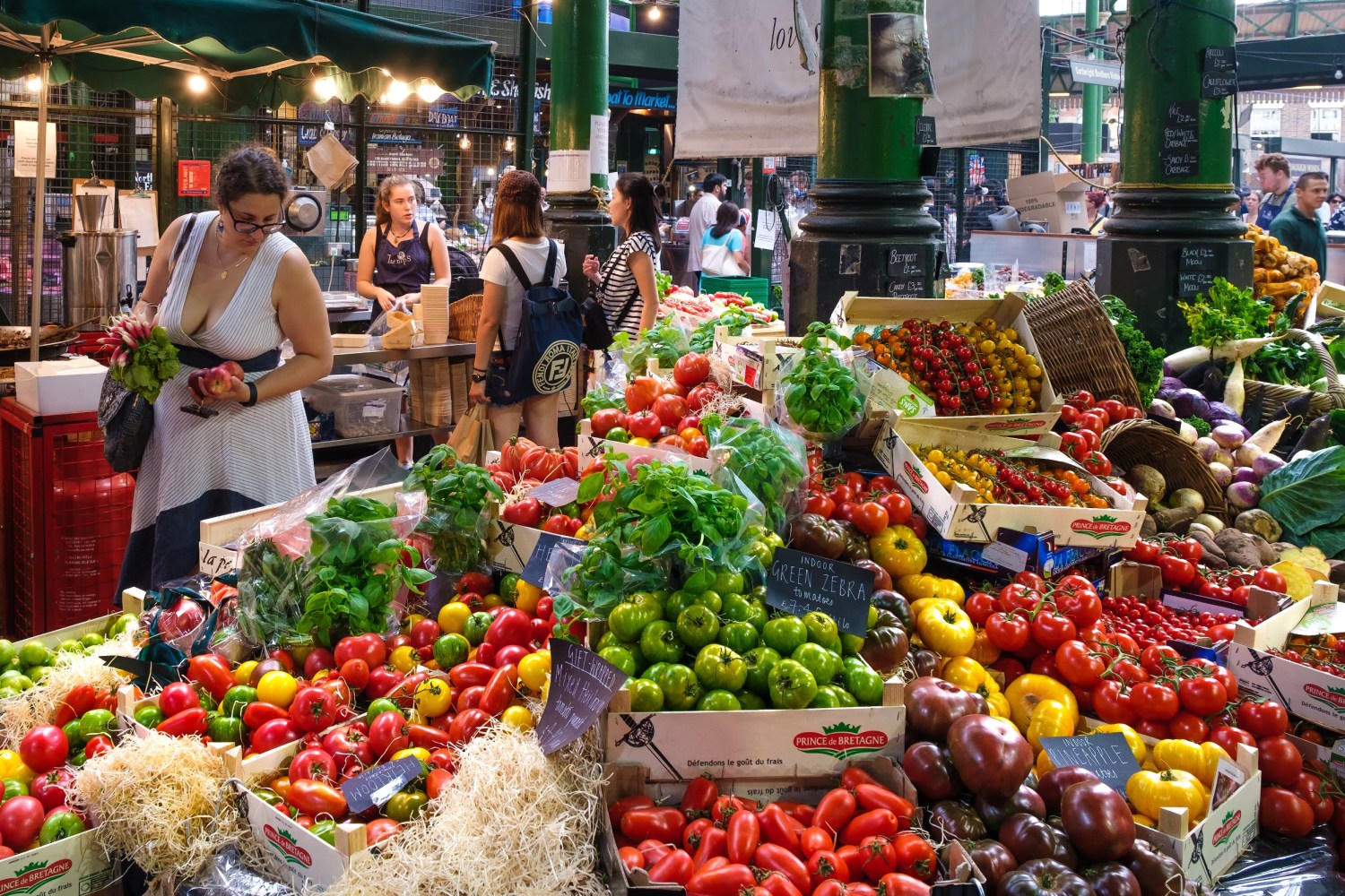 a store filled with lots of fresh produce