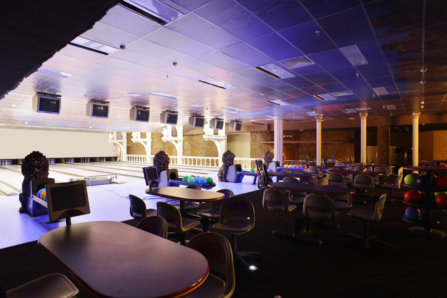 luxury bowling alley 