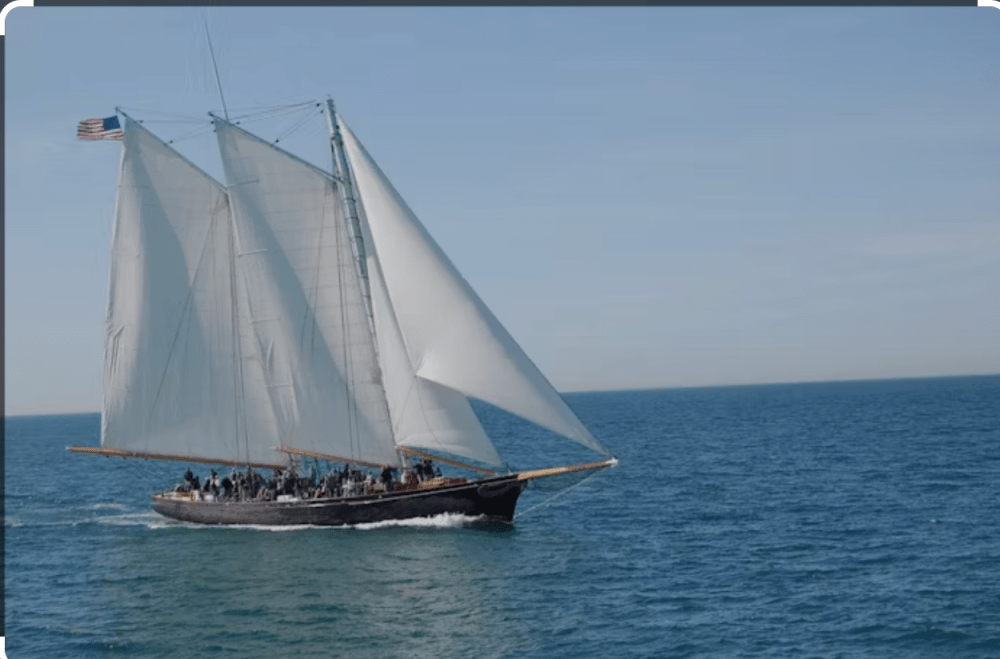 a large ship in a body of water
