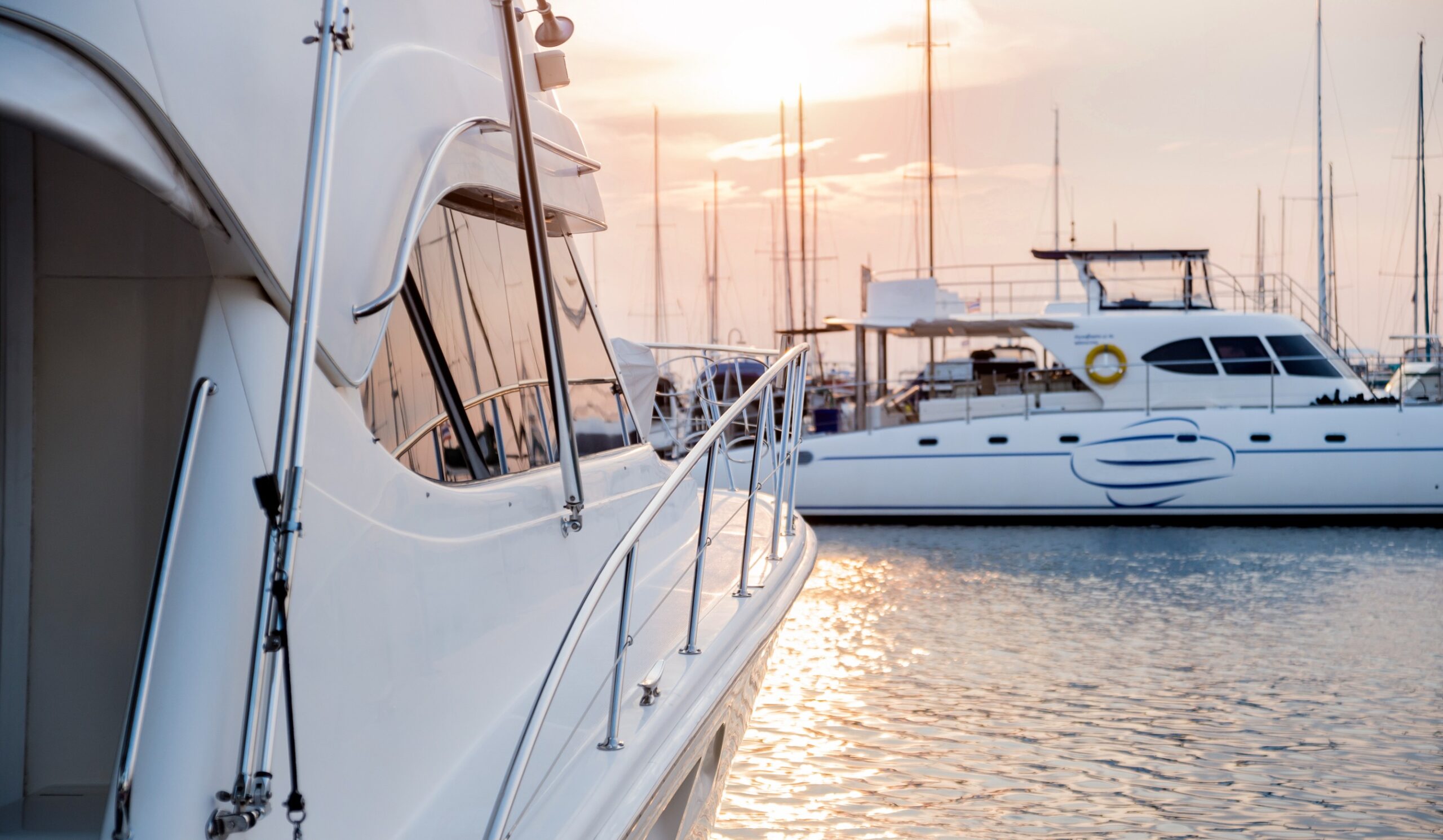 a boat is docked next to a body of water